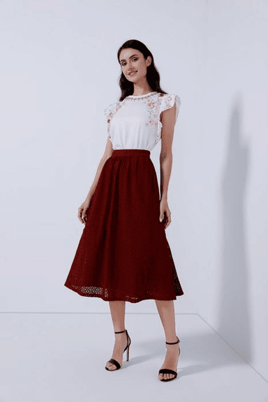 Female fashion model — side view